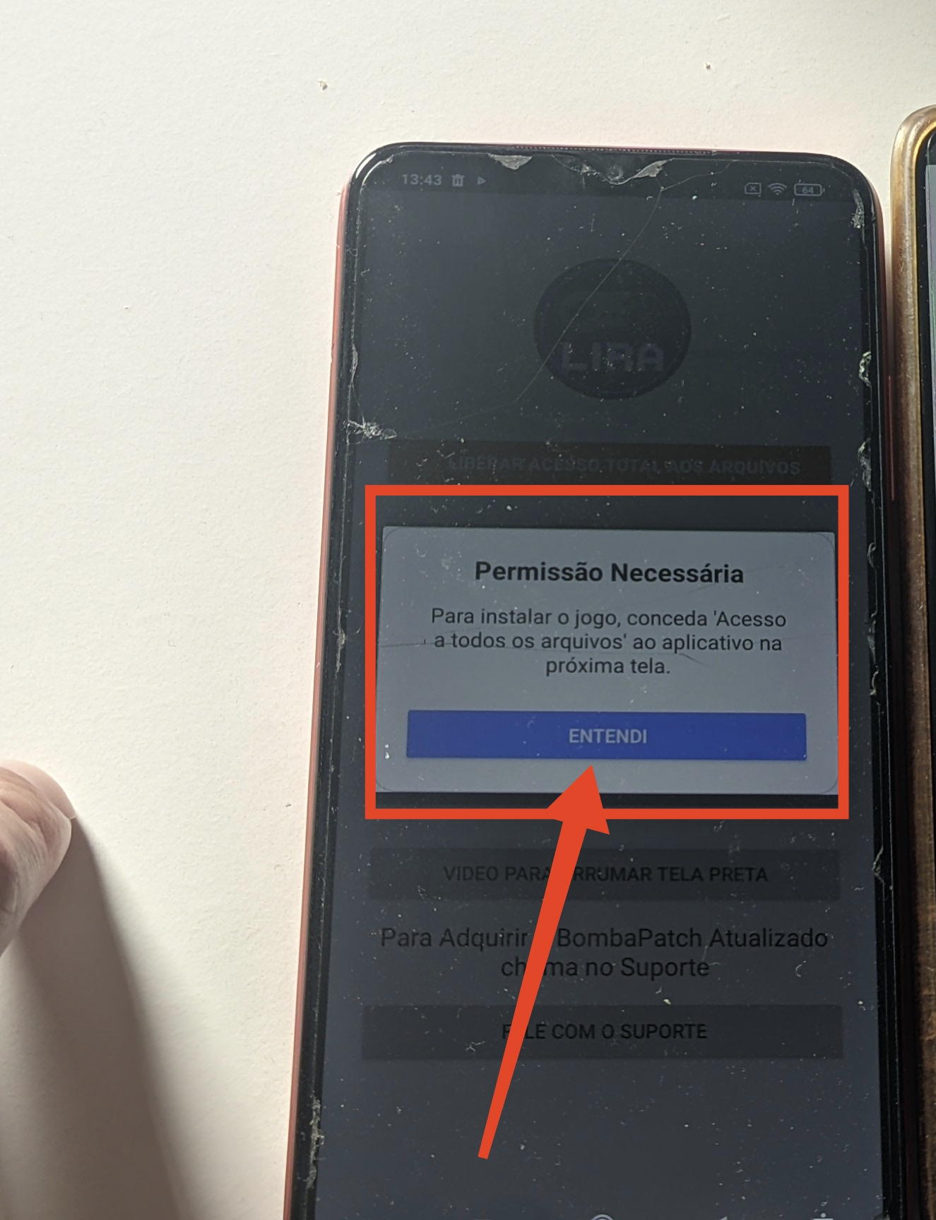 Passo conforme aparelho 2